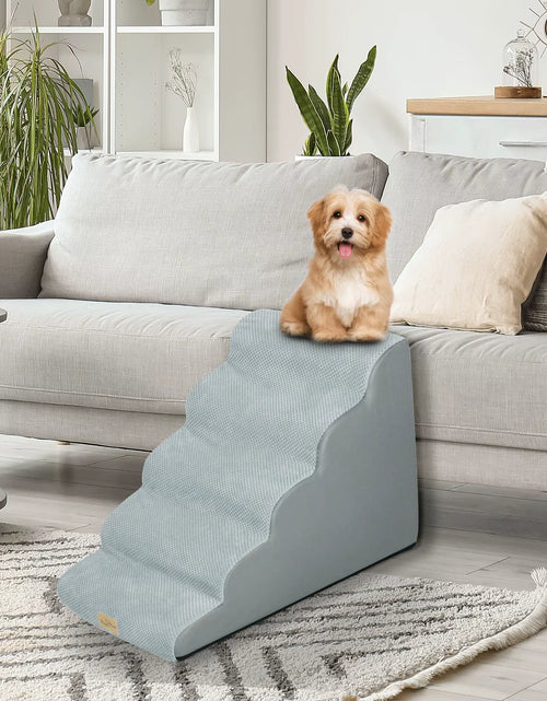 Load image into Gallery viewer, Pet Training Stairs with Removable Cover, 3, 4, 5 Steps, Bed, Sofa, Cats, Ladder, Ramp, XL
