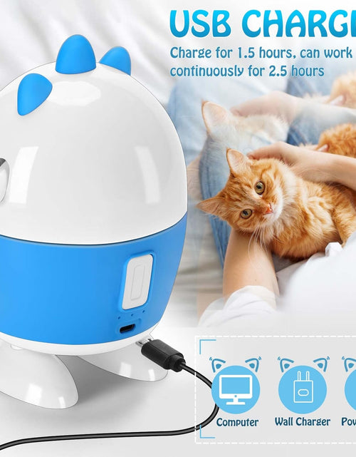 Load image into Gallery viewer, Cat Toys Interactive, Cat Light Toy and Cat Feather Toys 2 in 1, Recharge Cat Exercise Toys for Indoor Cats, Adjustable Cat Toy Automatic Light
