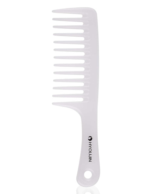 Load image into Gallery viewer, Wide Tooth Comb Detangling Hair Brush,Paddle Hair Comb,Care Handgrip Comb-Best Styling Comb for Long,Wet or Curly Reduce Hair Loss and Dandruff&amp;Headache-Minimal Breakages
