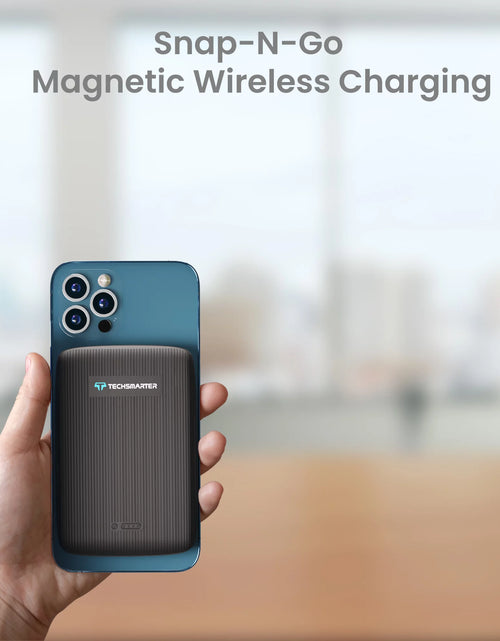 Load image into Gallery viewer, Magnetic 10000Mah Wireless Power Bank, 18W USB-C PD Portable Charger. Compatible with Iphone 14, 13, 12 Only
