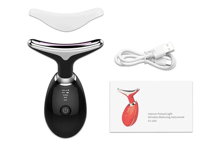 7-in-1 LED Face & Neck Lifter – Sculpt, Tighten & Glow