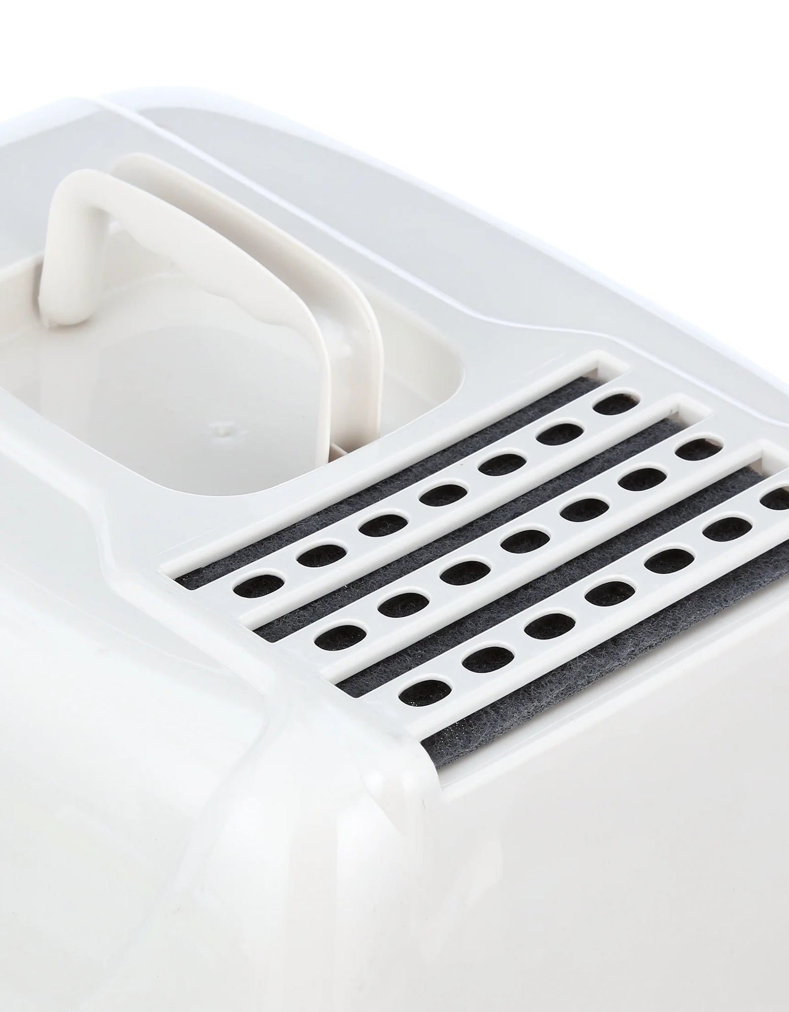 Van Ness Pets Odor Control Large Enclosed Cat Litter Box, Hooded, Pearl, CP6