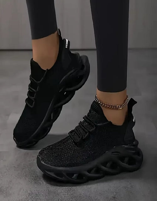 Load image into Gallery viewer, Men Casual Sport Shoes Breathable Lightweight Sneakers Outdoor Mesh Black Running Shoes Athletic Jogging Tenis Walking Shoes
