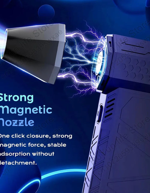 Load image into Gallery viewer, Mini Turbo Jet Fan Electric Air Duster with 1&amp;3 Gear Adjustable Speed 130000RPM 52M/S Car Computer Cleaning Blower Tool Kit
