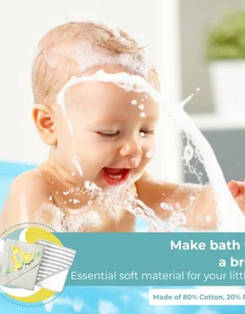 Load image into Gallery viewer, Juego De Toallas Con Capucha Para Baño Y Paños Para Bebés, Juego De Regalo De 23 Piezas, Jirafa Gris
