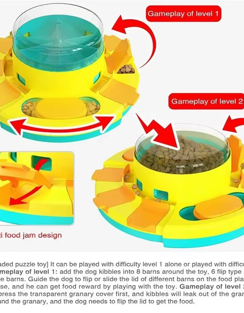 Load image into Gallery viewer, New Dog Puzzle Toy Slow Feeder Interactive Increase Puppy IQ Food Dispenser Slowly Eating Nonslip Bowl Pet Cat Dog Training Game
