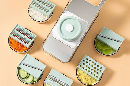 Chopmaster 6-In-1 Manual Vegetable Chopper – Ultimate Kitchen Slicer for Fast, Easy Prep Description: