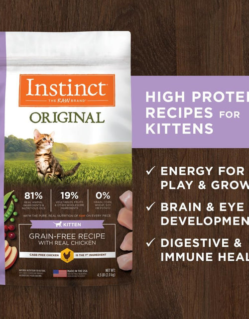 Load image into Gallery viewer, Grain Free Kitten Food, Original Kitten Recipe Natural Dry Cat Food or Wet Cat Food
