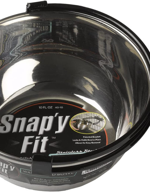 Load image into Gallery viewer, Snap'Y Fit Stainless Steel Food Bowl/Pet Bowl for Dogs &amp; Cats
