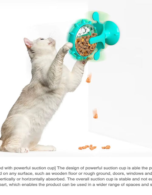Load image into Gallery viewer, Dog Toys Cat Feeding Interactive Wheel Toys Pet Leaking Food Training Ball Slow Dog Cat Feeder Funny Dog Wheel Interactive Toy
