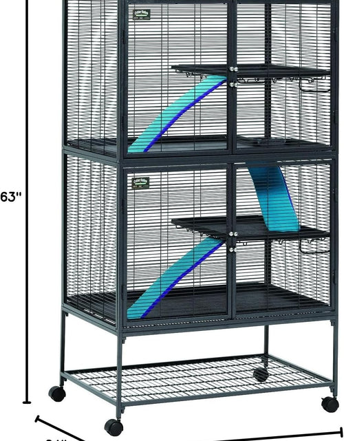 Load image into Gallery viewer, Deluxe Critter Nation Double Unit Small Animal Cage (Model 162)
