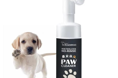 100Mlpaw Cleaner Foam Dog Claw Cleaner Cat Paw Cleaner Waterless Pet Shampoo with Dog Brush for Rinse-Free Cat Paw Deep Cleanser