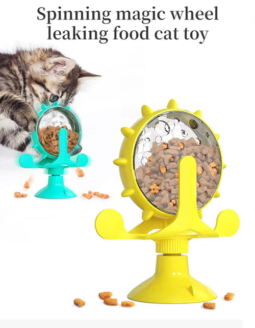 Load image into Gallery viewer, Dog Toys Cat Feeding Interactive Wheel Toys Pet Leaking Food Training Ball Slow Dog Cat Feeder Funny Dog Wheel Interactive Toy
