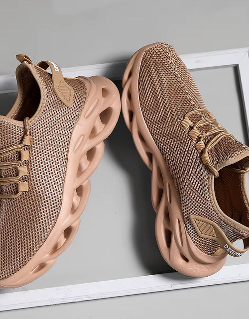 Load image into Gallery viewer, Men Casual Sport Shoes Breathable Lightweight Sneakers Outdoor Mesh Black Running Shoes Athletic Jogging Tenis Walking Shoes
