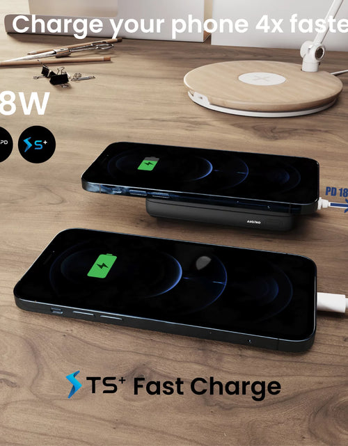 Load image into Gallery viewer, Magnetic 10000Mah Wireless Power Bank, 18W USB-C PD Portable Charger. Compatible with Iphone 14, 13, 12 Only
