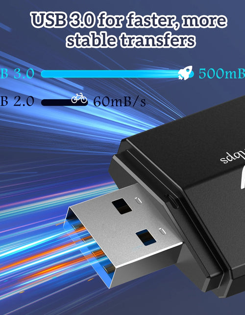 Load image into Gallery viewer, 1300Mbps USB 3.0, 867Mbps on 5Ghz / 400Mbps on 2.4Ghz Dual-Band USB Wi-Fi Adapter
