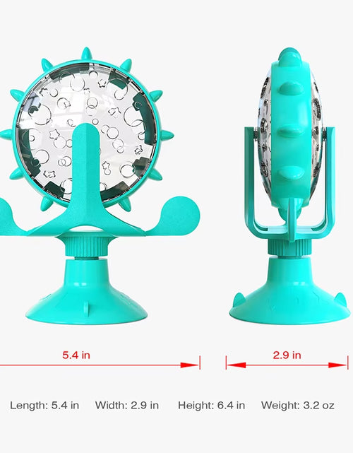 Load image into Gallery viewer, Dog Toys Cat Feeding Interactive Wheel Toys Pet Leaking Food Training Ball Slow Dog Cat Feeder Funny Dog Wheel Interactive Toy
