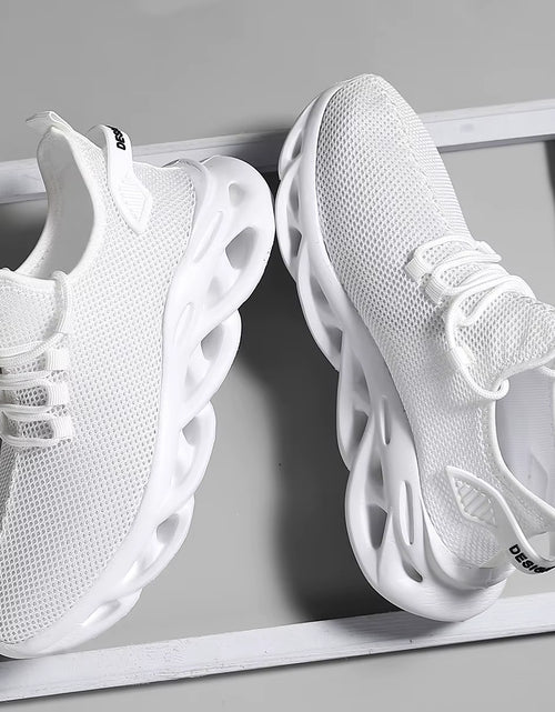 Load image into Gallery viewer, Men Casual Sport Shoes Breathable Lightweight Sneakers Outdoor Mesh Black Running Shoes Athletic Jogging Tenis Walking Shoes
