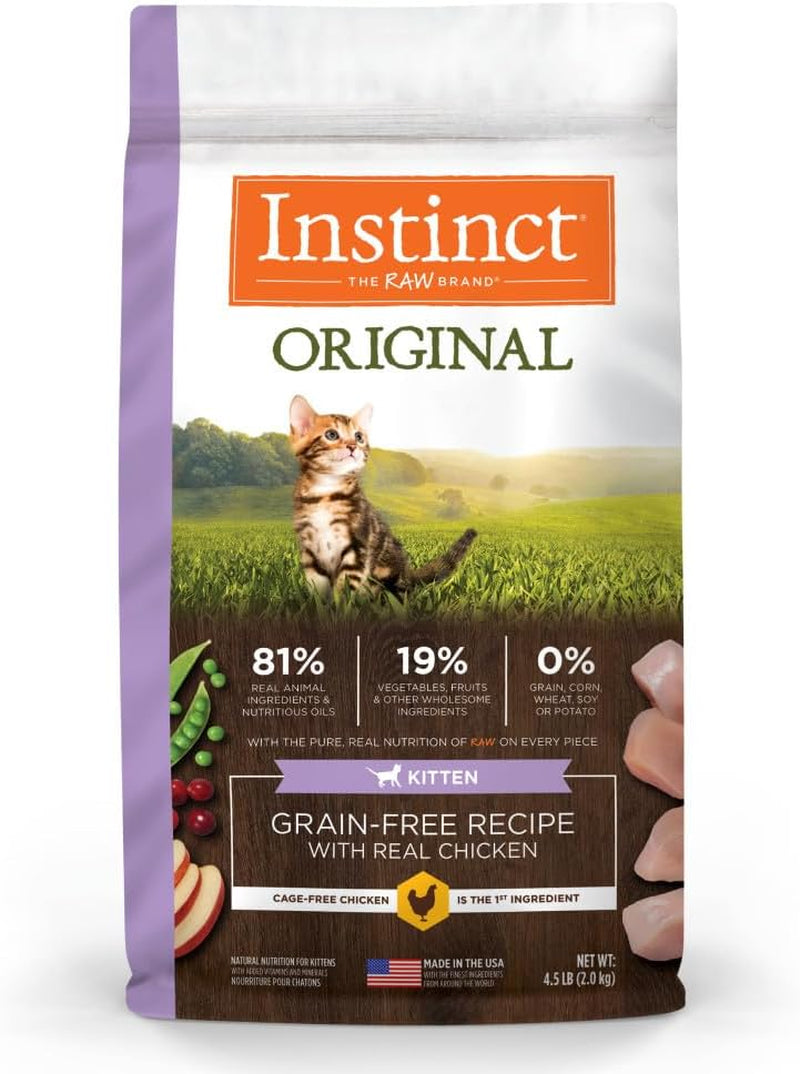 Grain Free Kitten Food, Original Kitten Recipe Natural Dry Cat Food or Wet Cat Food