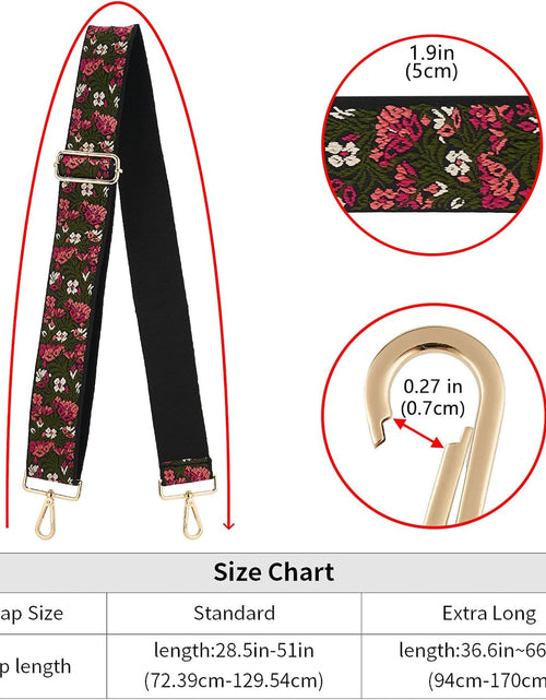 Load image into Gallery viewer, Wide Shoulder Strap Adjustable Replacement Belt Crossbody Canvas Bag Handbag
