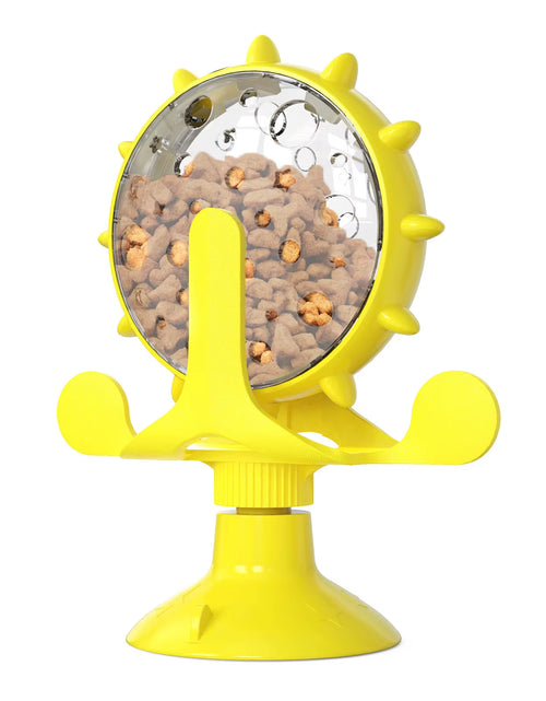 Load image into Gallery viewer, Dog Toys Cat Feeding Interactive Wheel Toys Pet Leaking Food Training Ball Slow Dog Cat Feeder Funny Dog Wheel Interactive Toy
