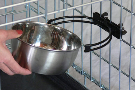 Snap'Y Fit Stainless Steel Food Bowl/Pet Bowl for Dogs & Cats