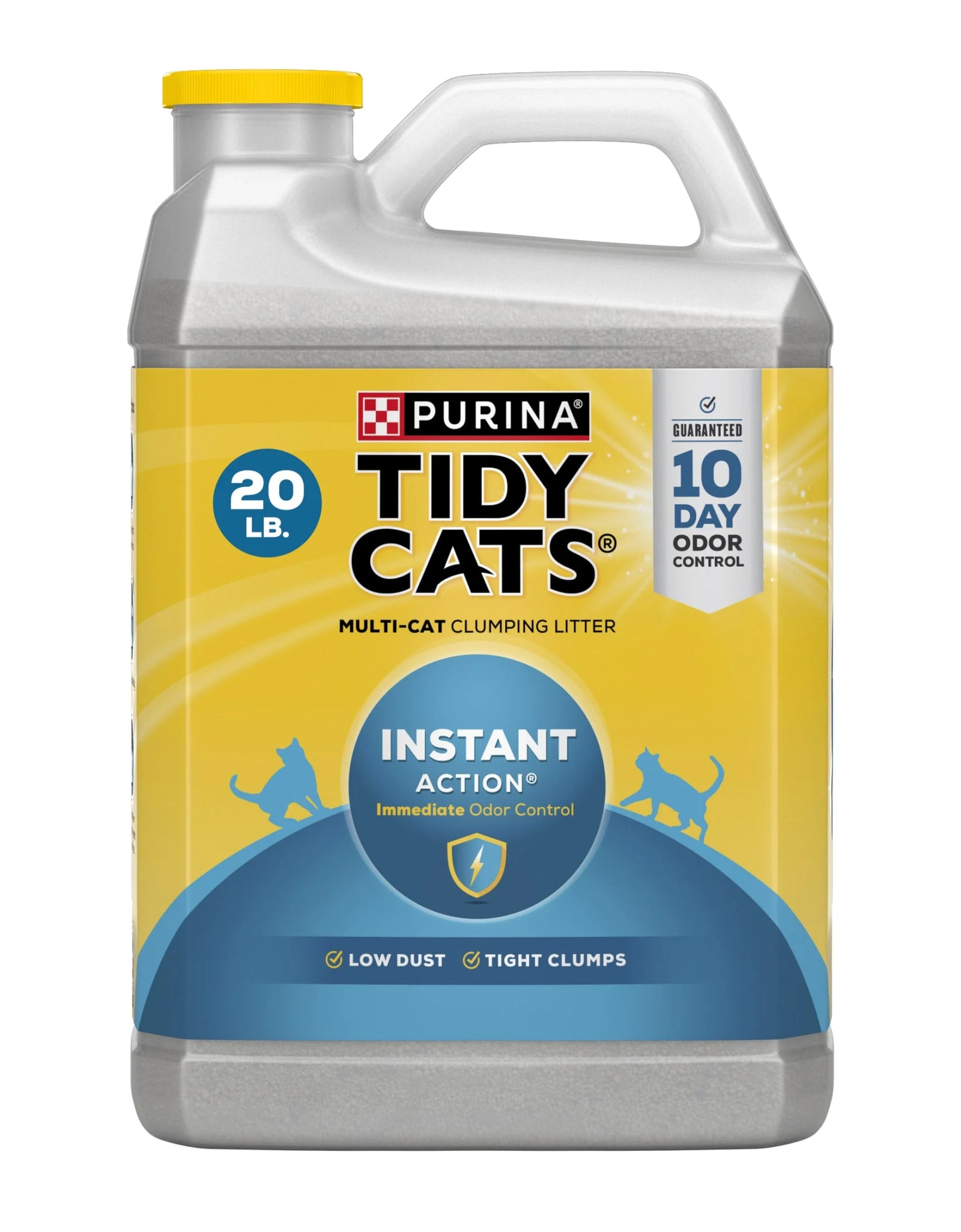 Purina  Instant Action Arena Aglomerante Cat, Aroma Floral, Garrafa De 20 Lb