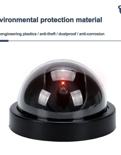 Load image into Gallery viewer, SecureView™ Dome Dummy Camera – Look Protected, Stay Deterrent, Spend Less
