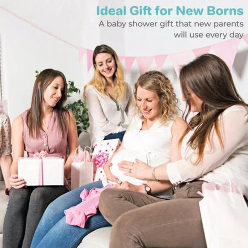 Juego De Toallas Con Capucha Para Baño Y Paños Para Bebés, Juego De Regalo De 23 Piezas, Jirafa Gris