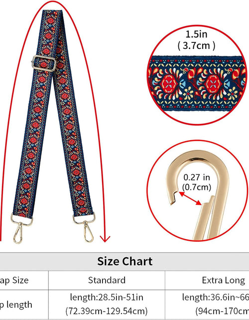 Load image into Gallery viewer, Wide Shoulder Strap Adjustable Replacement Belt Crossbody Canvas Bag Handbag
