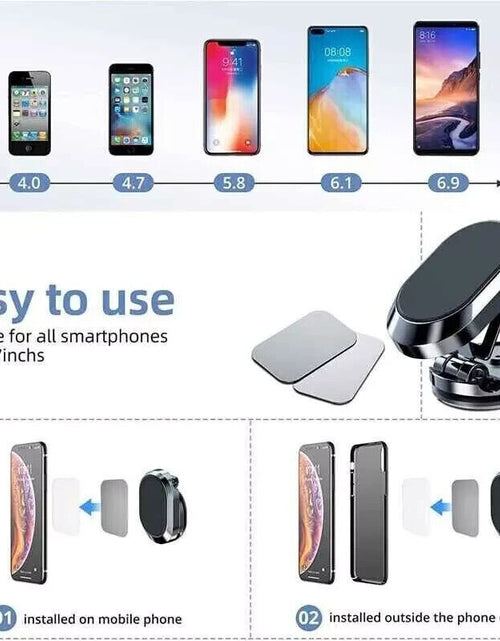Load image into Gallery viewer, Magnetic Phone Holder for Car, Dashboard Car Phone Holder Mount

